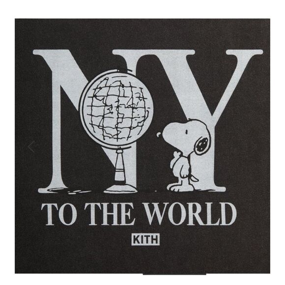 Kith for Peanuts New York To The World Vintage Tee - Picture 3 of 4